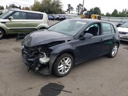 Volkswagen Golf salvage cars for sale: 2015 Volkswagen Golf TDI