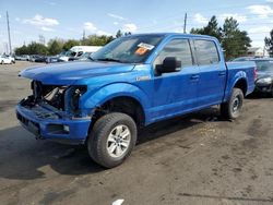 Ford f-150 salvage cars for sale: 2018 Ford F150 Supercrew