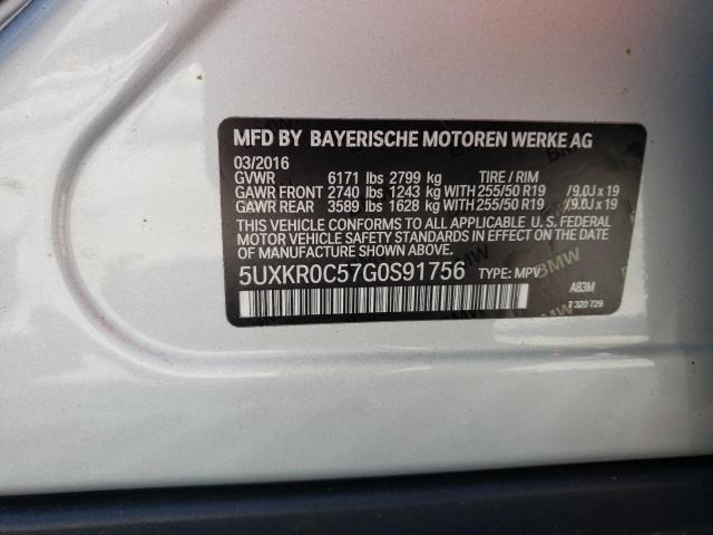2016 BMW X5 XDRIVE35I