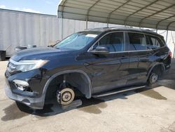 Honda Pilot salvage cars for sale: 2017 Honda Pilot EXL