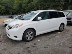 Toyota Sienna le salvage cars for sale: 2016 Toyota Sienna LE