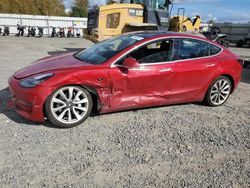 Tesla salvage cars for sale: 2018 Tesla Model 3