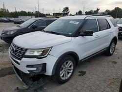 Ford Explorer salvage cars for sale: 2017 Ford Explorer XLT