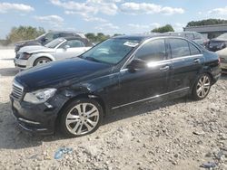 Mercedes-Benz salvage cars for sale: 2012 Mercedes-Benz C 300 4matic