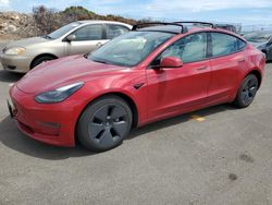 Tesla salvage cars for sale: 2021 Tesla Model 3