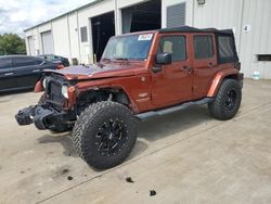 Jeep Wrangler salvage cars for sale: 2014 Jeep Wrangler Unlimited Sahara