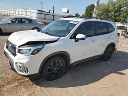 Salvage cars for sale from Copart Oklahoma City, OK: 2019 Subaru Forester Sport