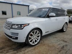 Salvage cars for sale from Copart Tulsa, OK: 2017 Land Rover Range Rover Supercharged