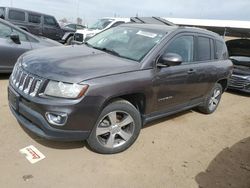 Jeep Compass salvage cars for sale: 2016 Jeep Compass Latitude