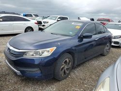 Honda salvage cars for sale: 2017 Honda Accord LX