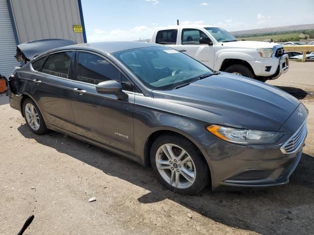 2018 Ford Fusion SE Hybrid