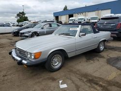 Mercedes-Benz sl-Class salvage cars for sale: 1985 Mercedes-Benz 380 SL