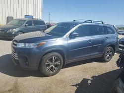 Toyota Highlander salvage cars for sale: 2017 Toyota Highlander LE