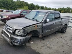 Salvage cars for sale from Copart Exeter, RI: 2004 Toyota Tundra Double Cab SR5