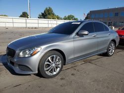 Mercedes-Benz c-Class salvage cars for sale: 2016 Mercedes-Benz C 300 4matic