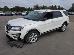 Ford salvage cars for sale: 2017 Ford Explorer XLT