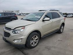 Salvage cars for sale from Copart Grand Prairie, TX: 2016 Chevrolet Equinox LT