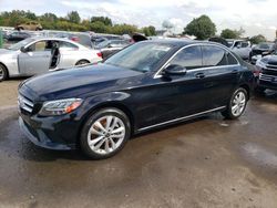 Mercedes-Benz c-Class salvage cars for sale: 2019 Mercedes-Benz C 300 4matic