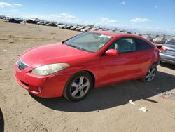 Toyota Camry Sola salvage cars for sale: 2004 Toyota Camry Solara SE