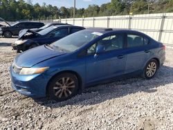 Honda salvage cars for sale: 2012 Honda Civic EX