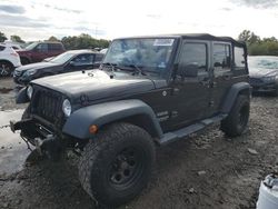 Jeep salvage cars for sale: 2015 Jeep Wrangler Unlimited Sport