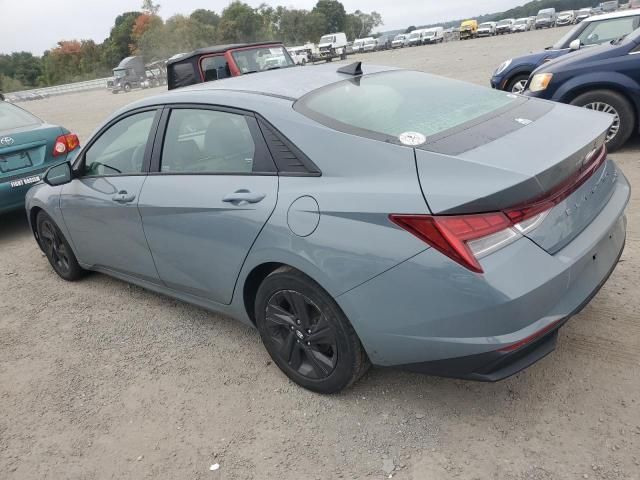 2022 Hyundai Elantra Blue