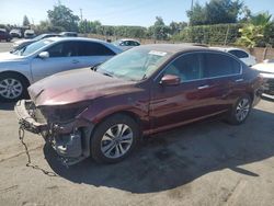 Honda Accord lx salvage cars for sale: 2015 Honda Accord LX