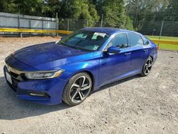 Honda salvage cars for sale: 2018 Honda Accord Sport