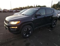 Jeep Compass salvage cars for sale: 2017 Jeep Compass Trailhawk