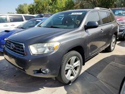 Toyota Highlander salvage cars for sale: 2008 Toyota Highlander Sport