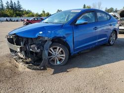 Hyundai salvage cars for sale: 2018 Hyundai Elantra SEL