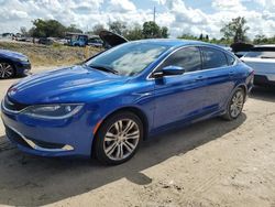 Chrysler 200 salvage cars for sale: 2015 Chrysler 200 Limited