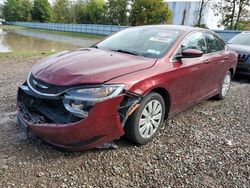 Chrysler salvage cars for sale: 2016 Chrysler 200 LX