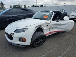 Salvage cars for sale from Copart Portland, OR: 2015 Mazda MX-5 Miata Club