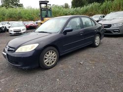 Honda salvage cars for sale: 2004 Honda Civic LX