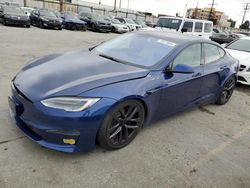 Vehiculos salvage en venta de Copart Los Angeles, CA: 2021 Tesla Model S