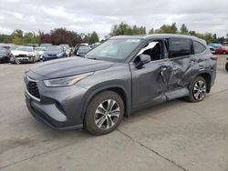 Toyota Highlander salvage cars for sale: 2021 Toyota Highlander XLE