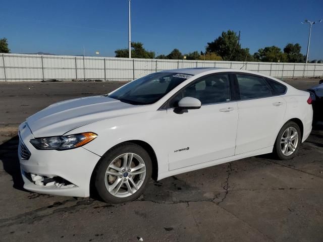 2018 Ford Fusion SE Hybrid