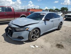 Honda Vehiculos salvage en venta: 2021 Honda Accord Sport