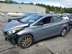 Salvage cars for sale from Copart Exeter, RI: 2015 Hyundai Elantra SE