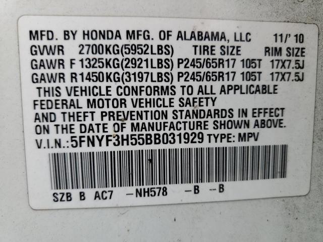 2011 Honda Pilot EXL