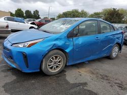 Toyota Prius salvage cars for sale: 2020 Toyota Prius L