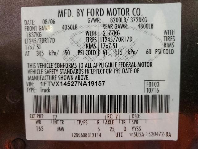 2007 Ford F150