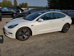 Salvage cars for sale from Copart Arlington, WA: 2020 Tesla Model 3