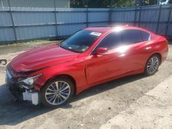 Infiniti salvage cars for sale: 2022 Infiniti Q50 Luxe