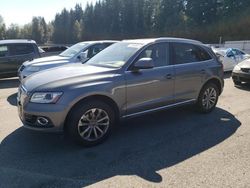 Salvage cars for sale from Copart Arlington, WA: 2013 Audi Q5 Premium Plus