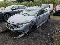 Honda Civic salvage cars for sale: 2019 Honda Civic Sport