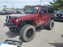 Jeep salvage cars for sale: 2013 Jeep Wrangler Sport