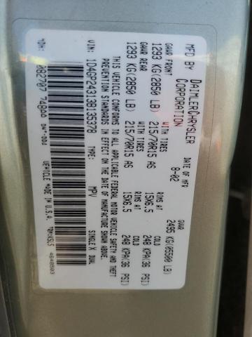2003 Dodge Grand Caravan SE