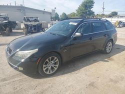 BMW 5 Series salvage cars for sale: 2010 BMW 535 XI